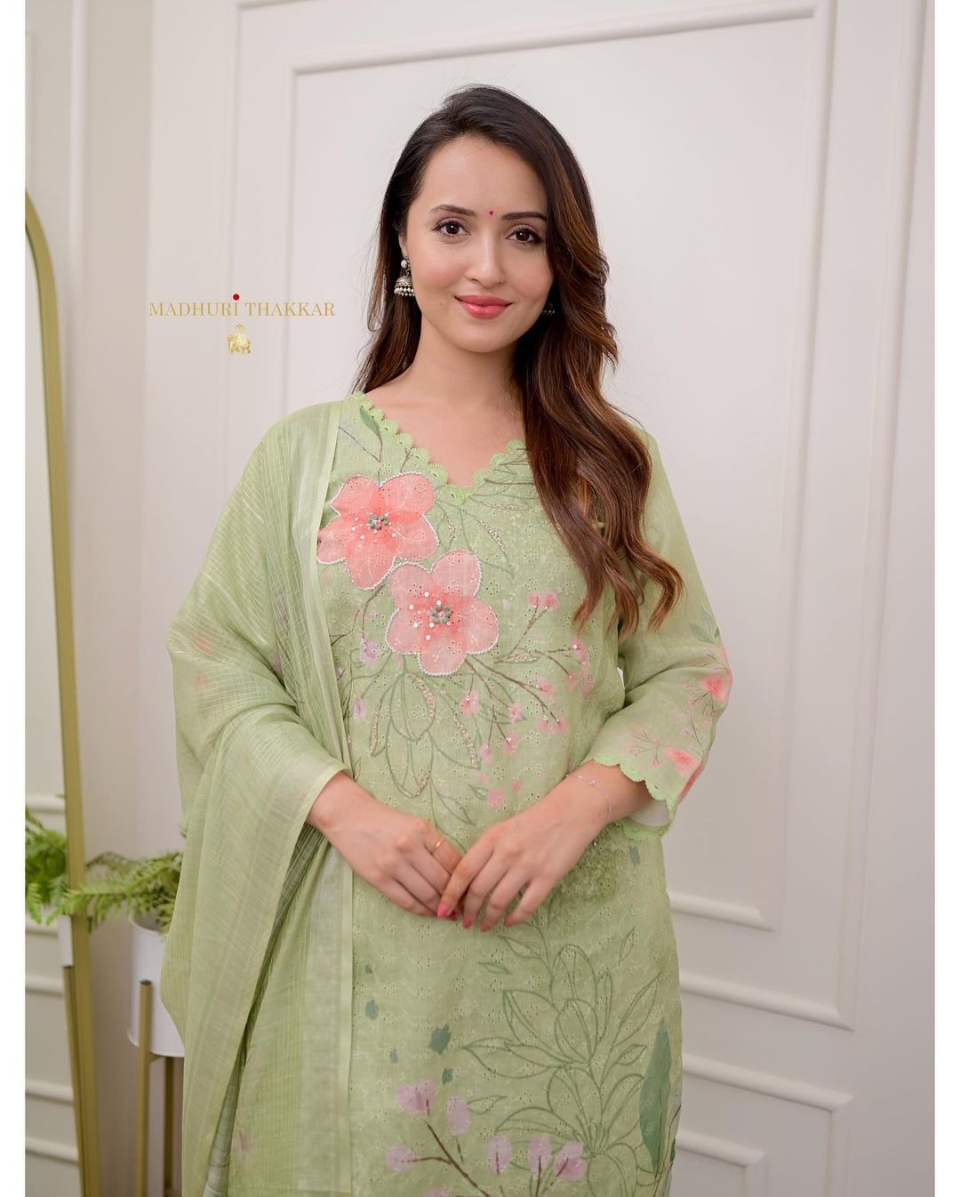 Akshar Designer Linen Cotton Designer Kurti With Bottom Dupatta Wholesalers In Delhi
